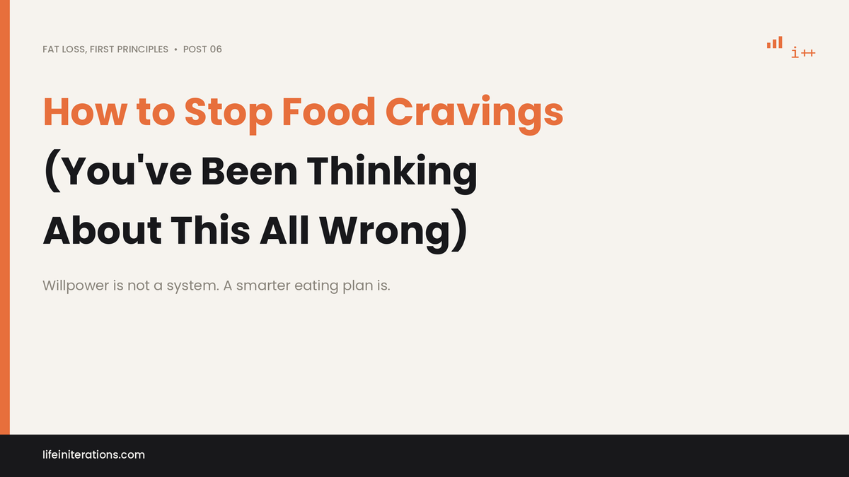 Illustration representing food cravings and the mindset shift needed to manage them