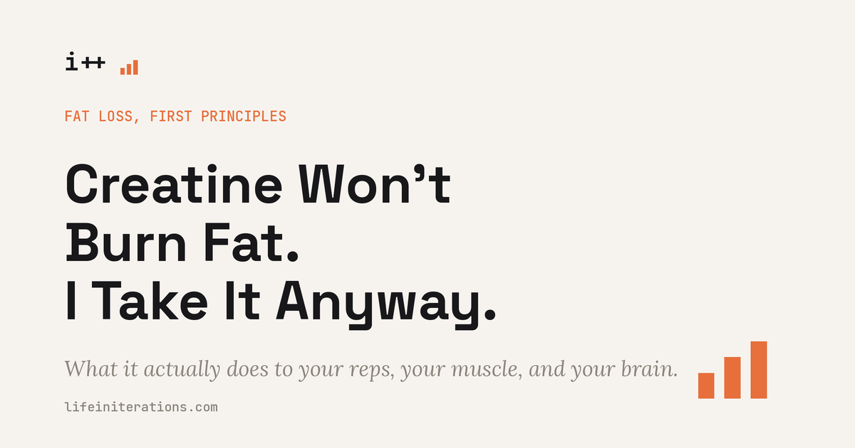 Creatine for Fat Loss: What It Actually Does to Your Reps, Muscle, and Brain